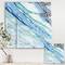 Designart - Blue Silver Spring I - Modern Lake House Canvas Artwork